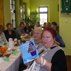 Uroczyste podsumowanie konkursu w bibliotece w Chełmży