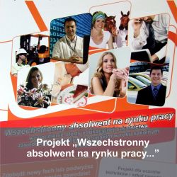 plakat projektu "Wszechstronny absolwent na rynku pracy"