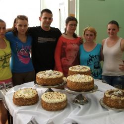 Zajęcia z cukiernictwa w ZSS w Chełmży