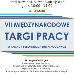 VII Międzynarodowe Targi Pracy w Toruniu
