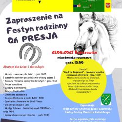 Zaproszenie na Festyn Qń PRESJA-4