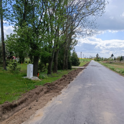 Remont drogi powiatowej Nr 2032C fot. Adam Orłowski  (3)