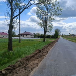 Remont drogi powiatowej Nr 2032C fot. Adam Orłowski  (4)