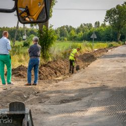 2022-07-22 wizytacja remontu na drodze Jedwabno-Młyniec I...