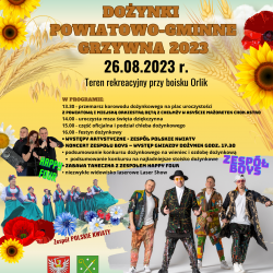 plakat dozynkowy