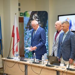 Jerzy Zająkała składa przysięgę