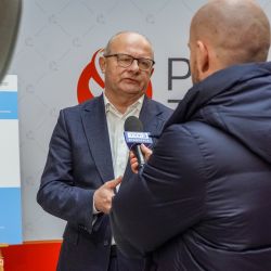 Prezentacja idei partnerstwa samorządowego przez Starostę Toruńskiego Mirosława Graczyka