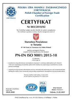 Certyfikat do 2028