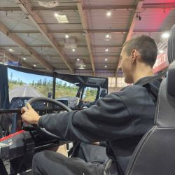 uczniowie z ZS CKU w Gronowie na Poznań Game Arena 2025 w Poznaniu