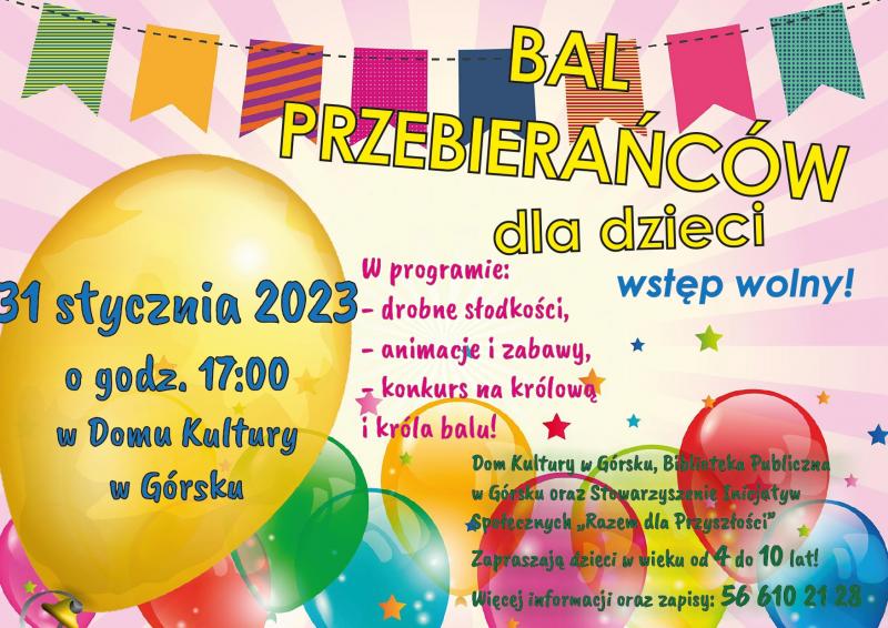 Bal Przebierańców dla dzieci
