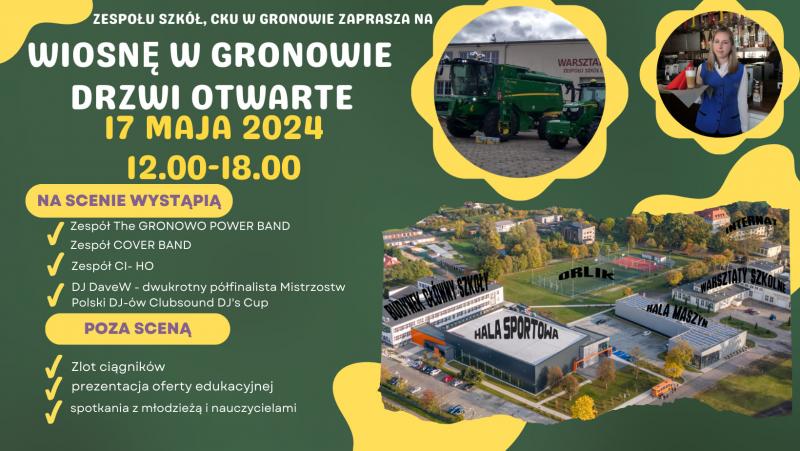 Drzwi otwarte i wiosna w Gronowie