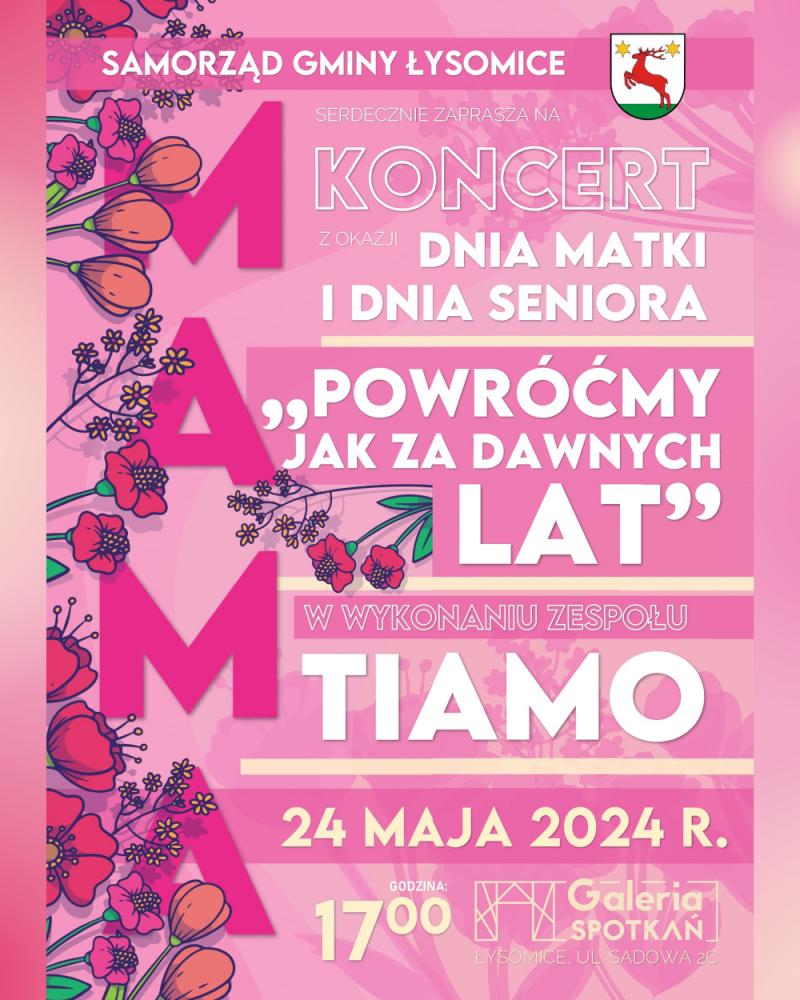 Koncert z okazji Dnia Matki i Dnia Seniora