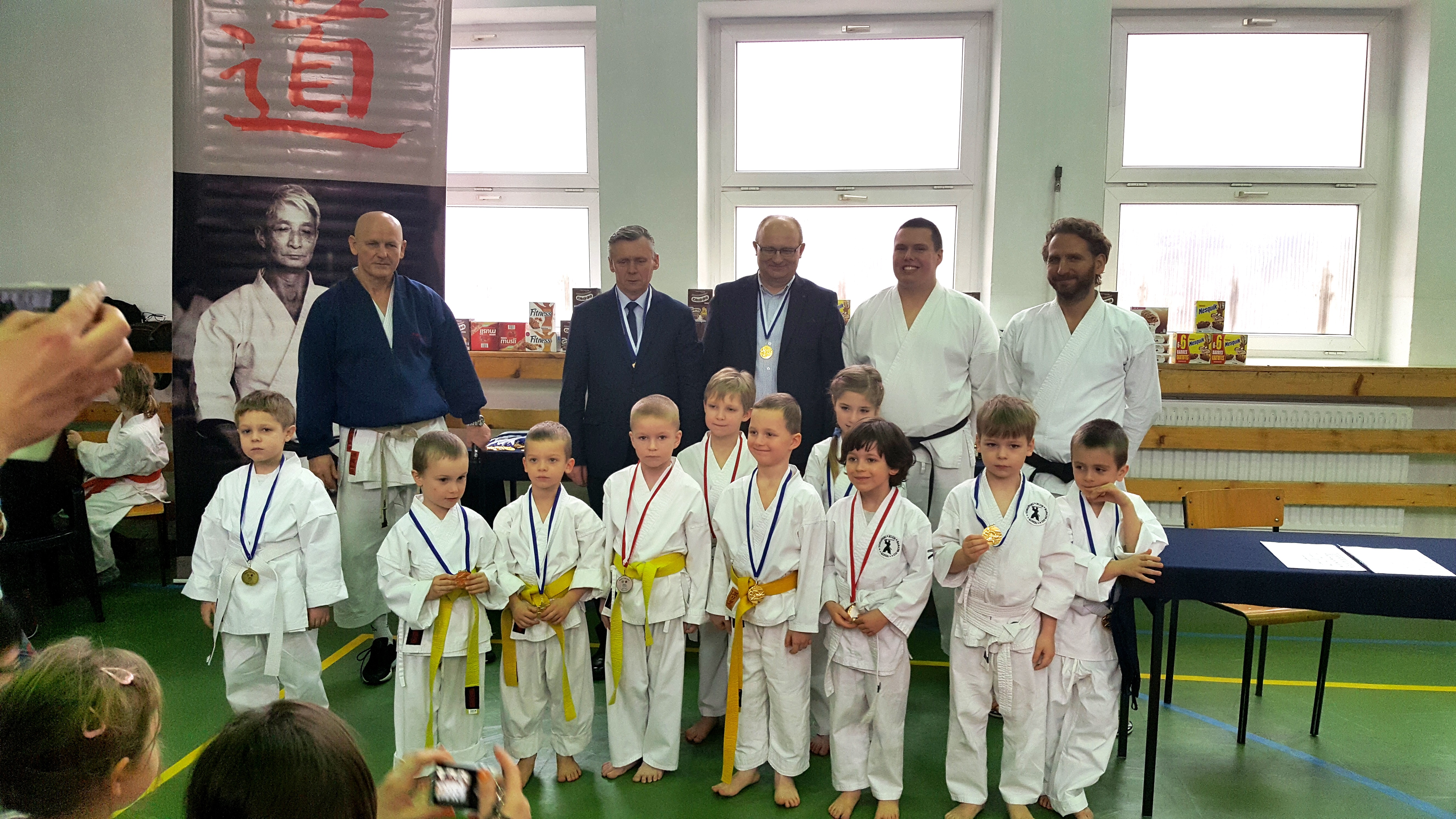 Turniej Karate Awar Cup w Szkole Podstawowej w Obrowie