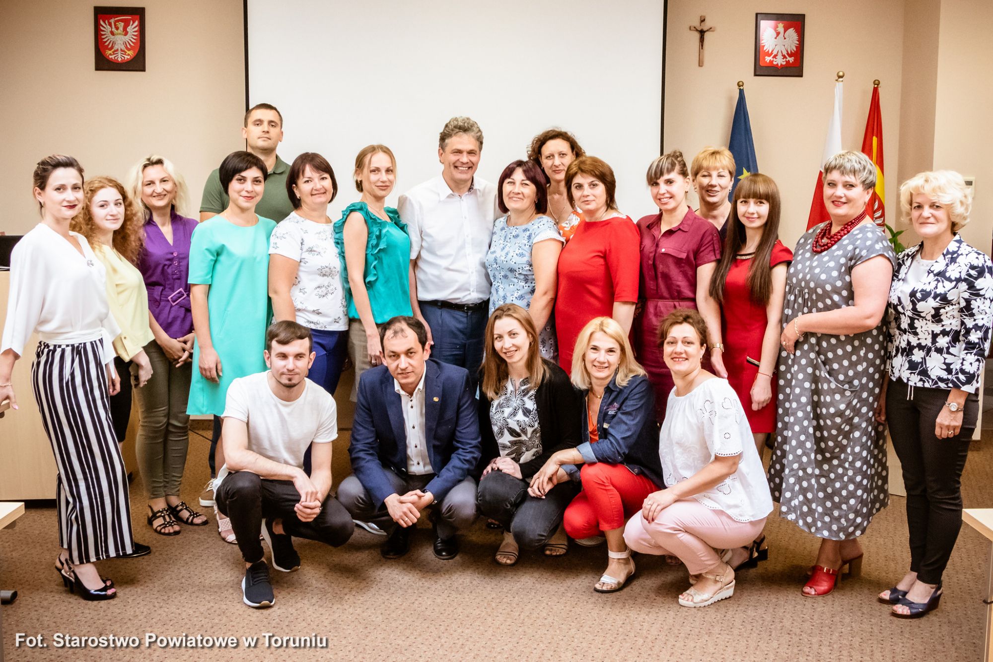 Delegacja z Ukrainy w Starostwie Powiatowym w Toruniu