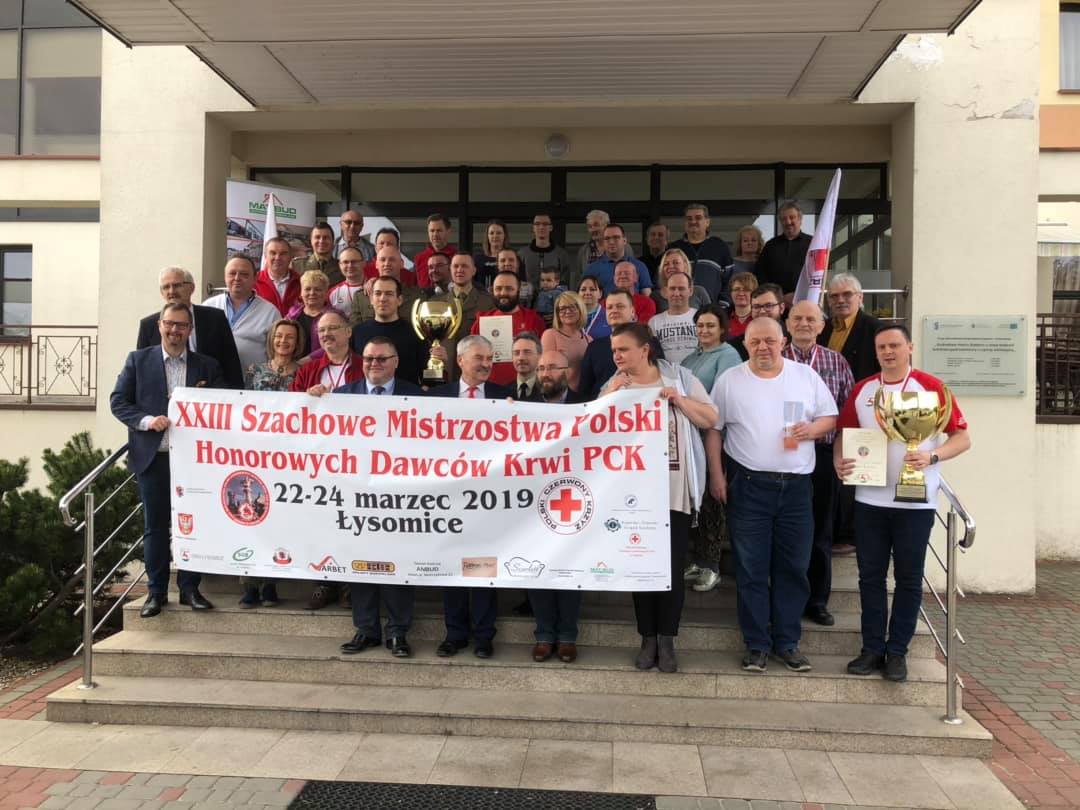 XXIII Szachowe Mistrzostwa Polski Honorowych Dawców Krwi Polskiego Czerwonego Krzyża – Łysomice 2019