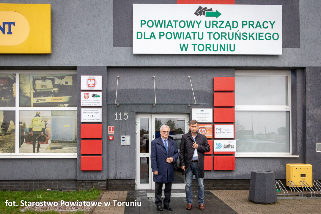 W odwiedzinach w nowej siedzibie PUP