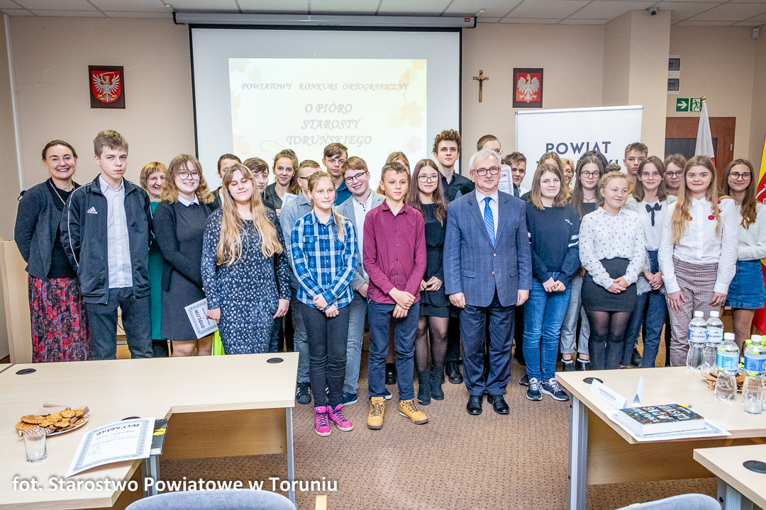 Konkurs Ortograficzny „O Pióro Starosty Toruńskiego” rozstrzygnięty!