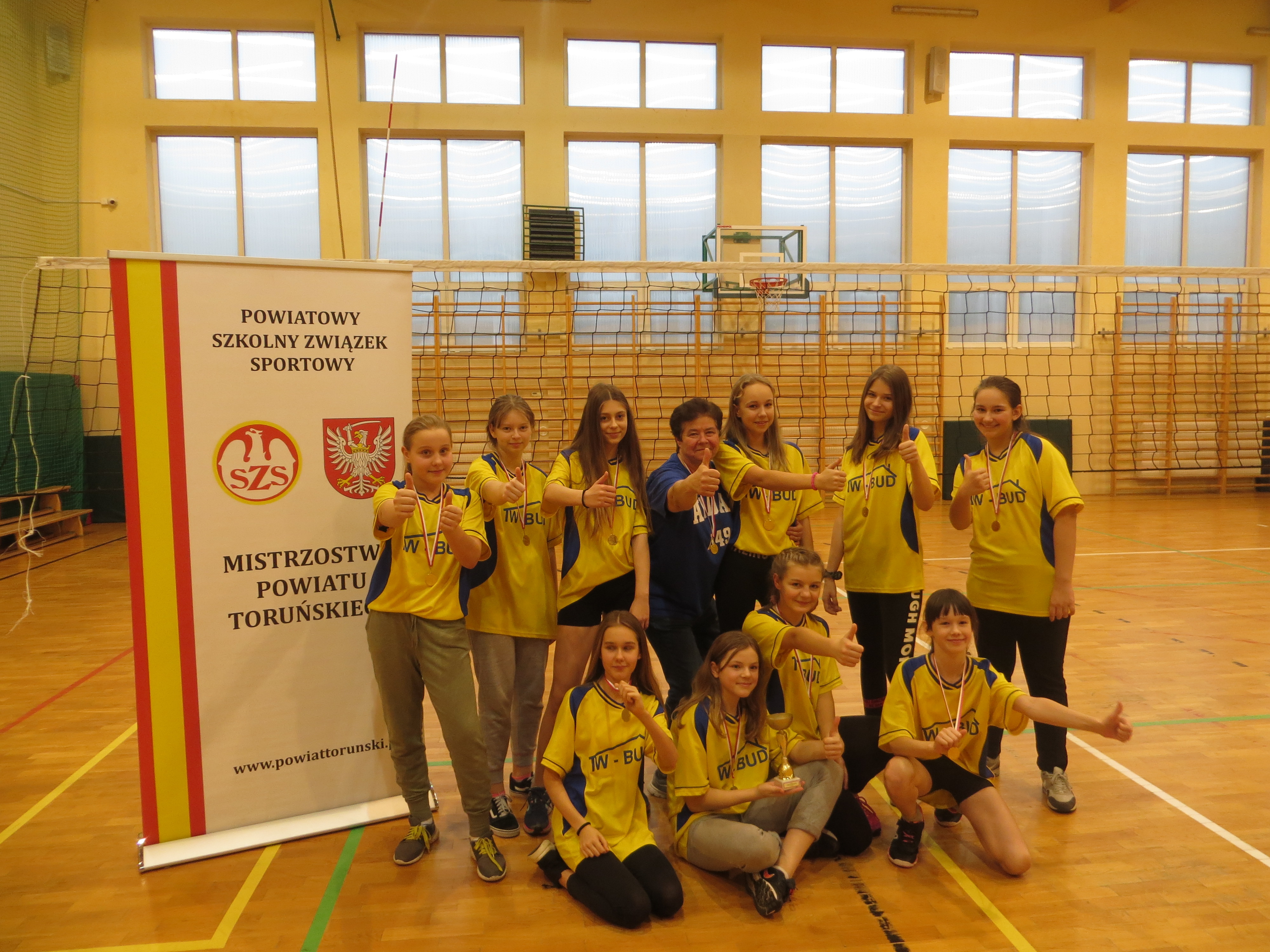 Mistrzostwa Powiatu Toruńskiego w Piłce Siatkowej Czwórki Dziewcząt - Igrzyska Dzieci, Turzno 2020