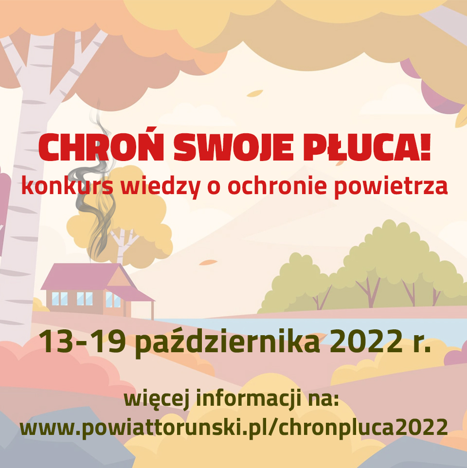 Konkurs wiedzy z zakresu ochrony powietrza „Chroń swoje płuca!”
