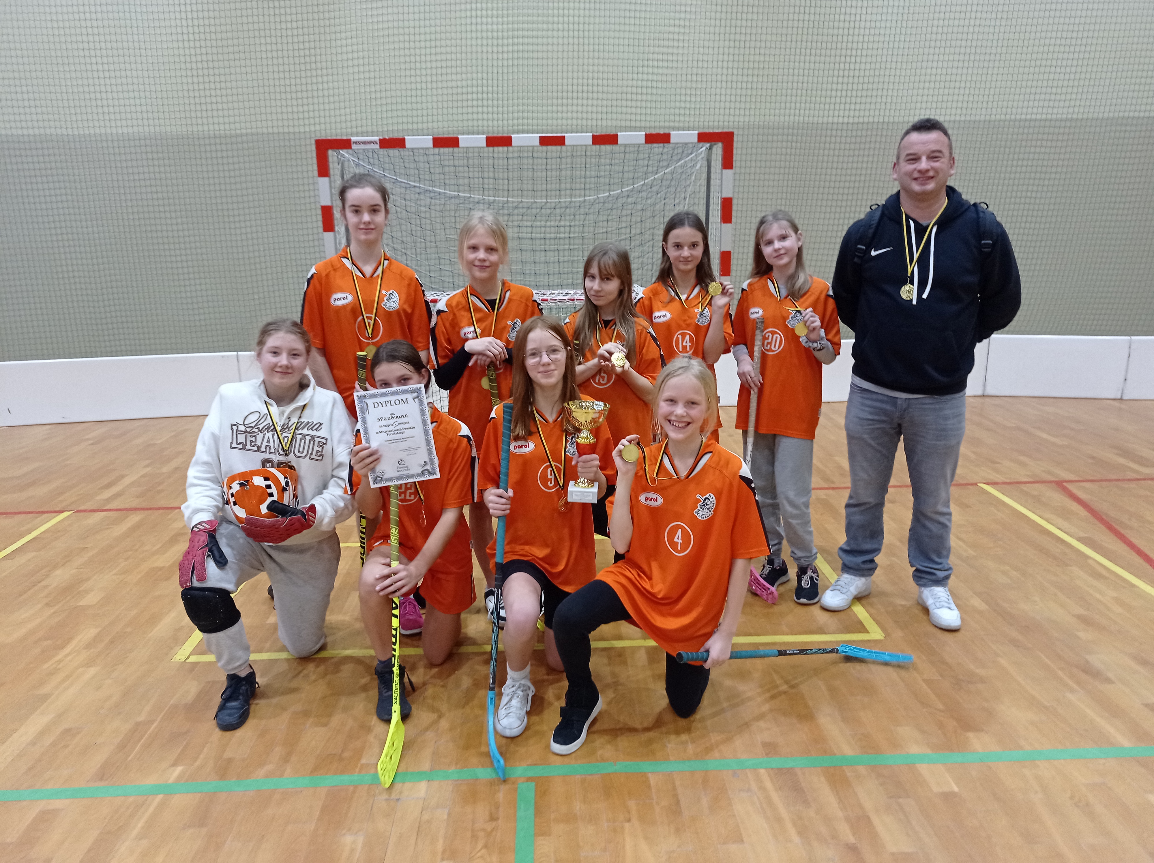 Mistrzostwa Powiatu Toruńskiego w unihokeju dziewcząt