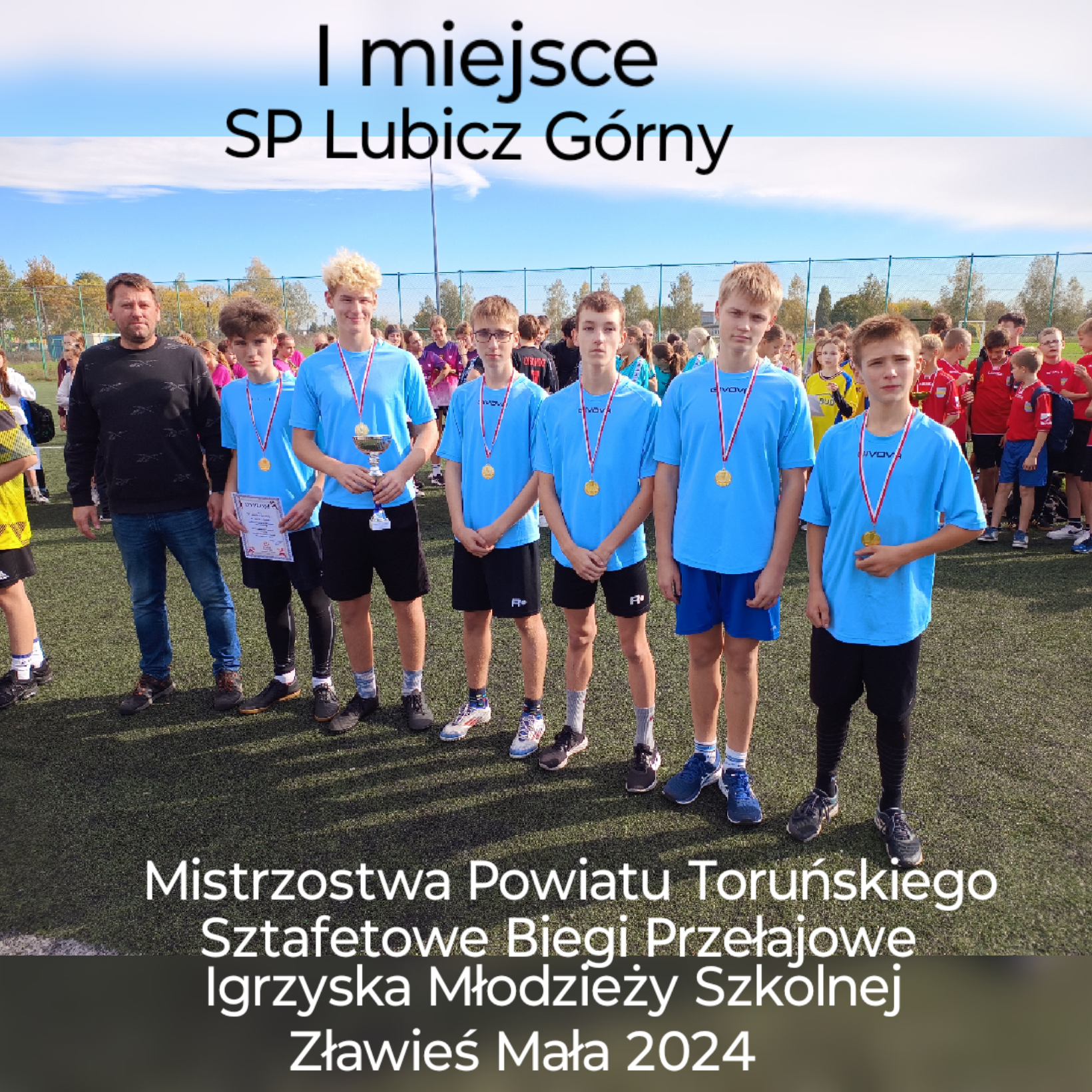 Słoneczne Mistrzostwa Powiatu Toruńskiego - sztafety przełajowe