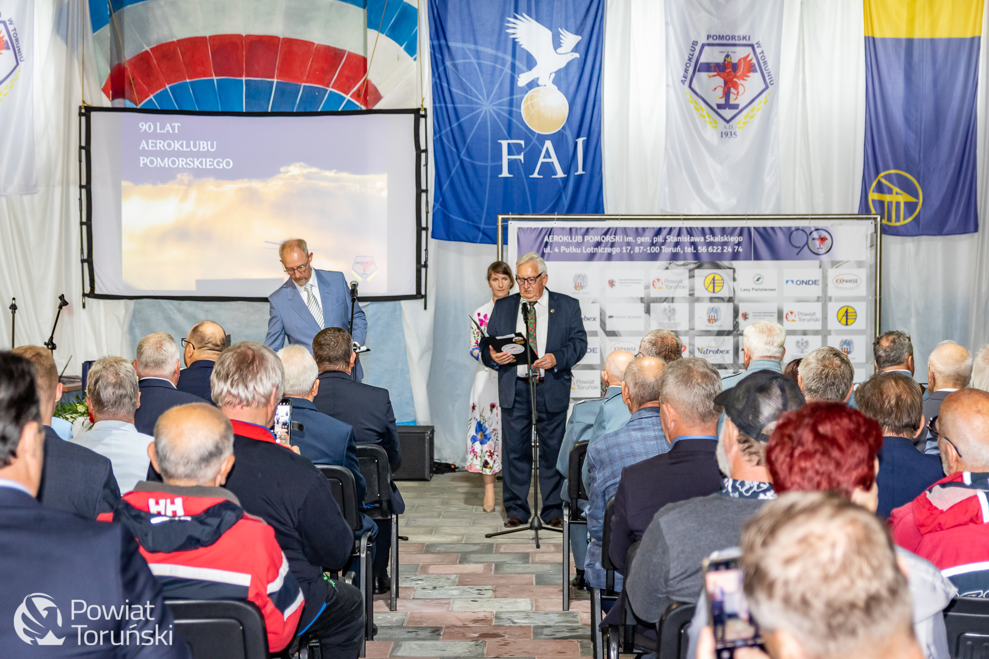 Aeroklub Pomorski w Toruniu odznaczony Medalem za Zasługi dla Powiatu Toruńskiego