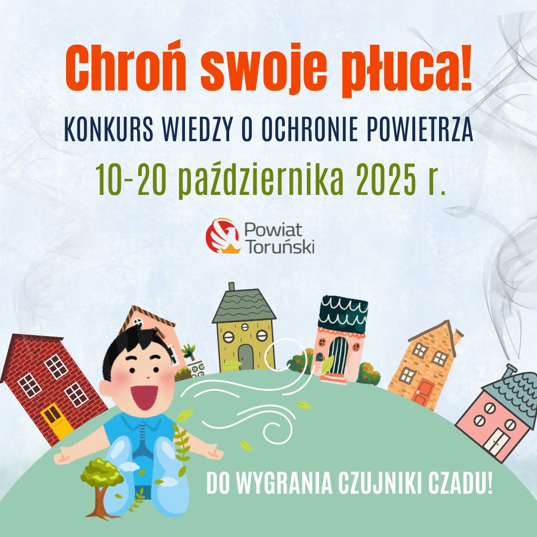Konkurs wiedzy z zakresu ochrony powietrza „Chroń swoje płuca!” edycja 2025