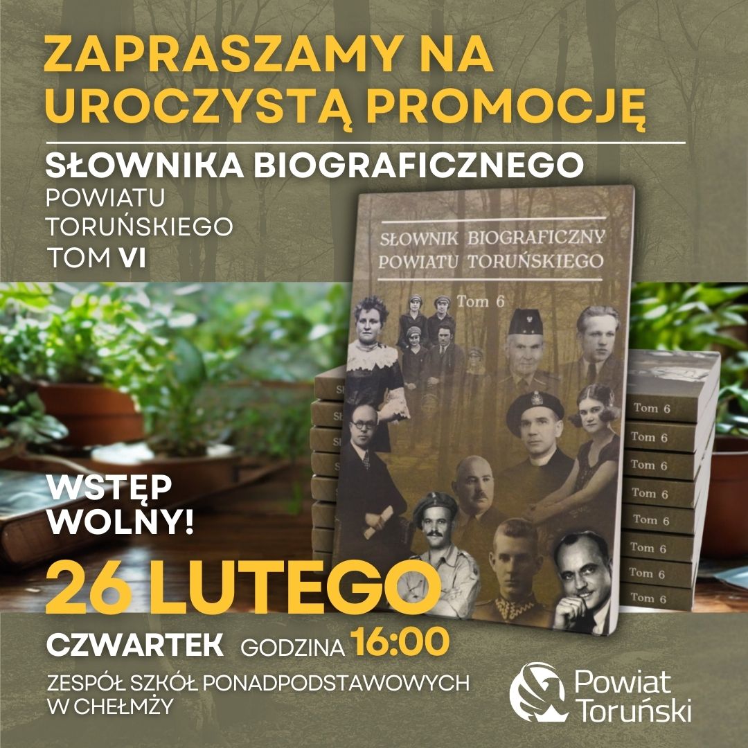 Zapraszamy na uroczystą promocję Słownika.  Wstęp wolny!